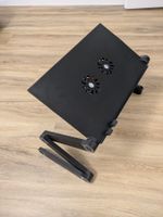 Laptop-Tisch mit Kühlung, schwarz, 26cm x 42 cm