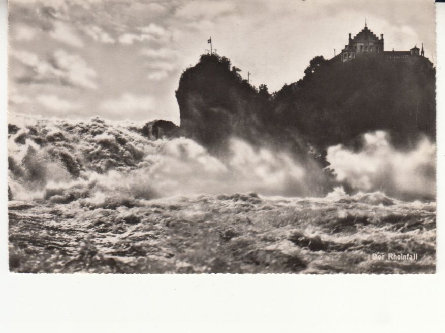 Cartoline postali: Rheinfall ca. 1950 – Usato da Bürglen TG venduto da StampGraf