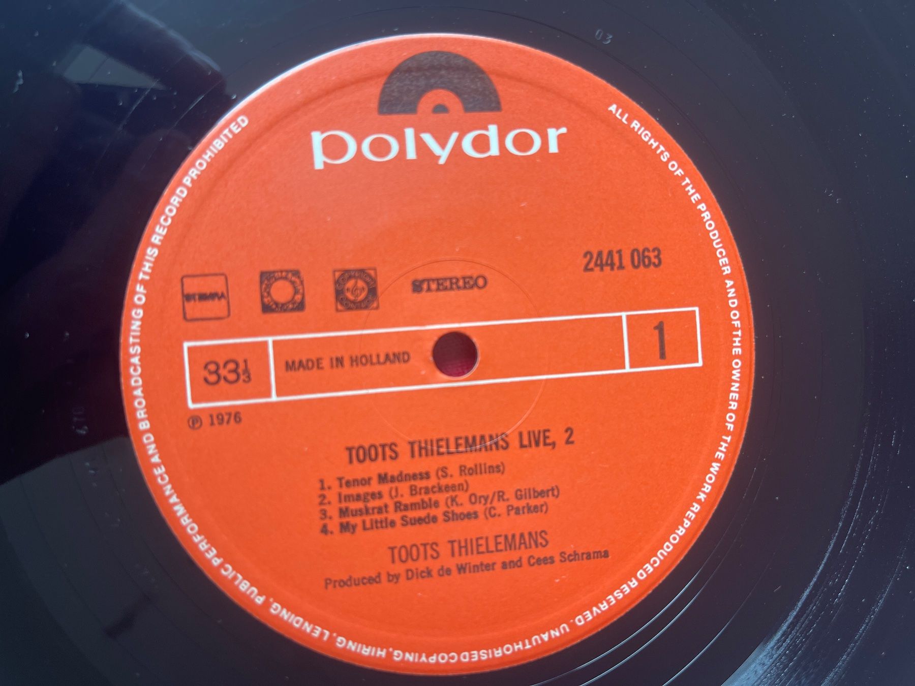 Dischi in vinile: A603/Toots Thielemans Live 2 – Usato da Frutigen venduto da Philippe_jsp 2