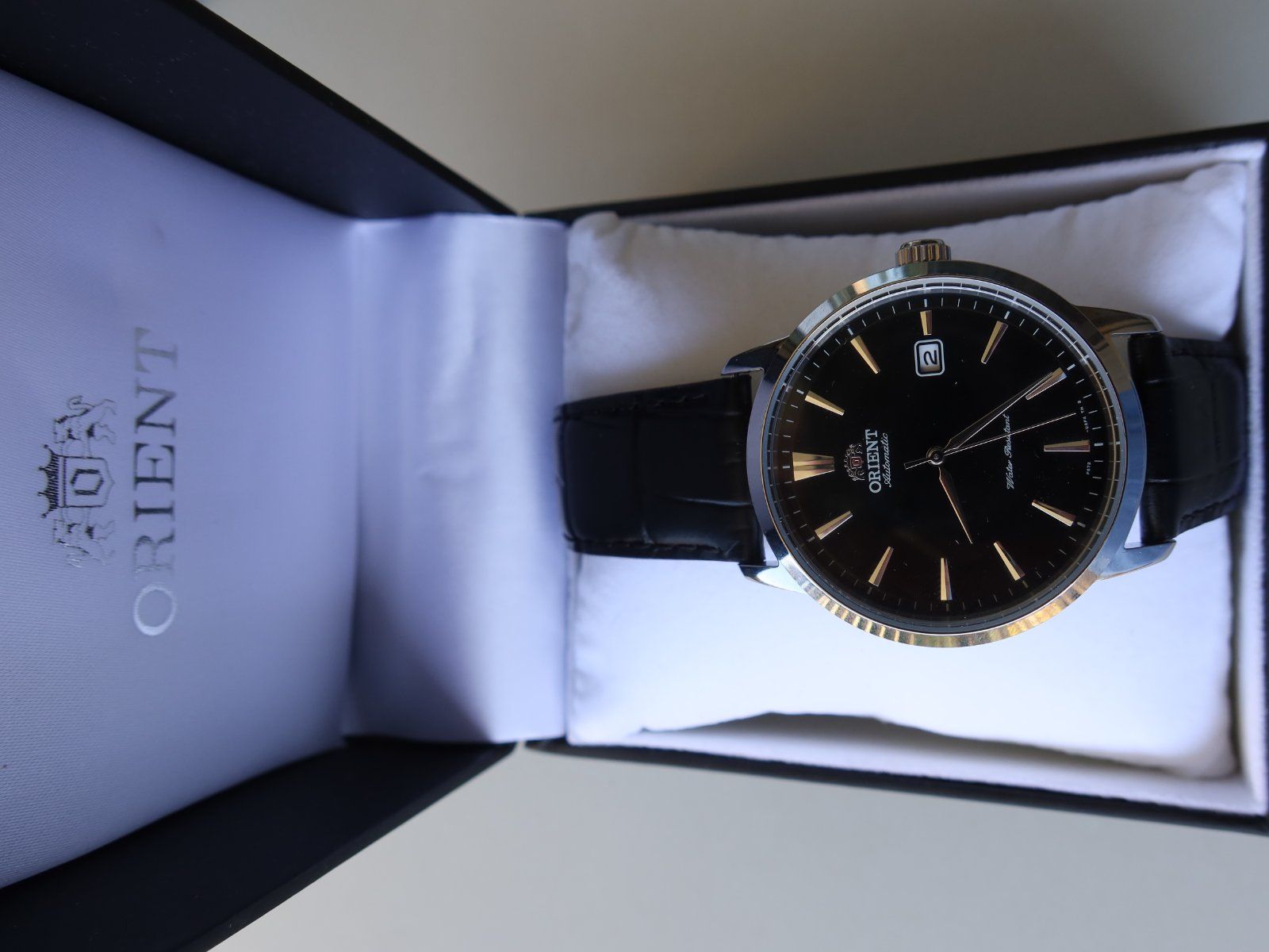 Orient Orologi: Schwarze Orient Automatikuhr – Nuovo (secondo la descrizione) da Rain venduto da mutsch1 4