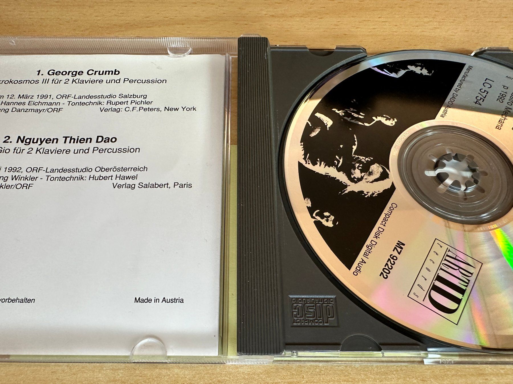 CD: Austrian Art Ensemble – Dao & Crumb – Usato da Rikon im Tösstal venduto da Alpenmutz 2