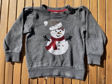 Weihnachtspulli Grösse 104