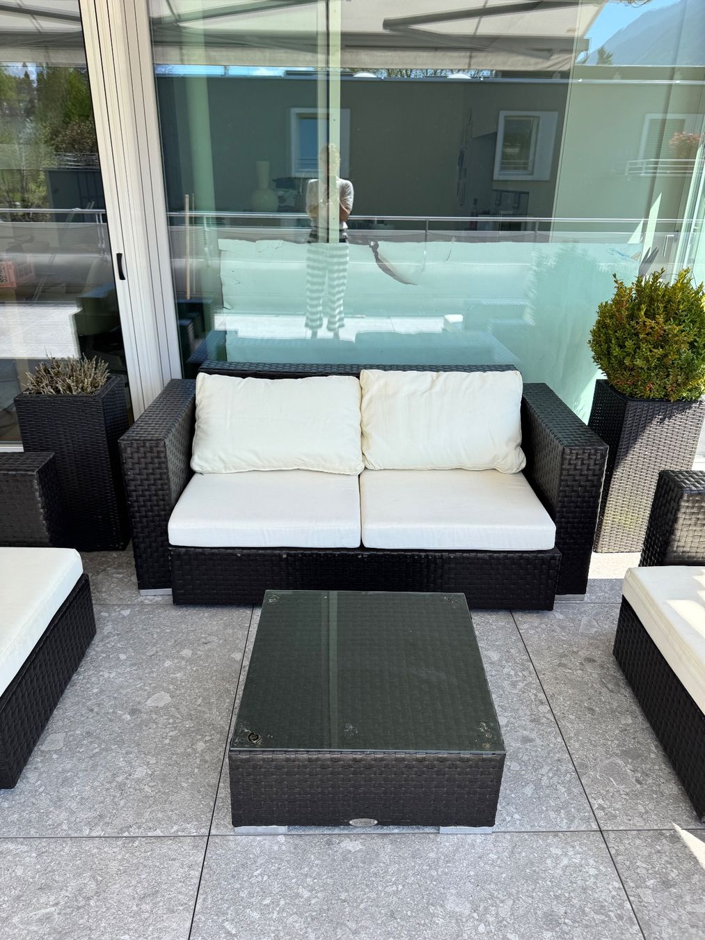 Poltrone: Rattan Lounge Set, 7er Set – Usato da Triesen venduto da atos87 2