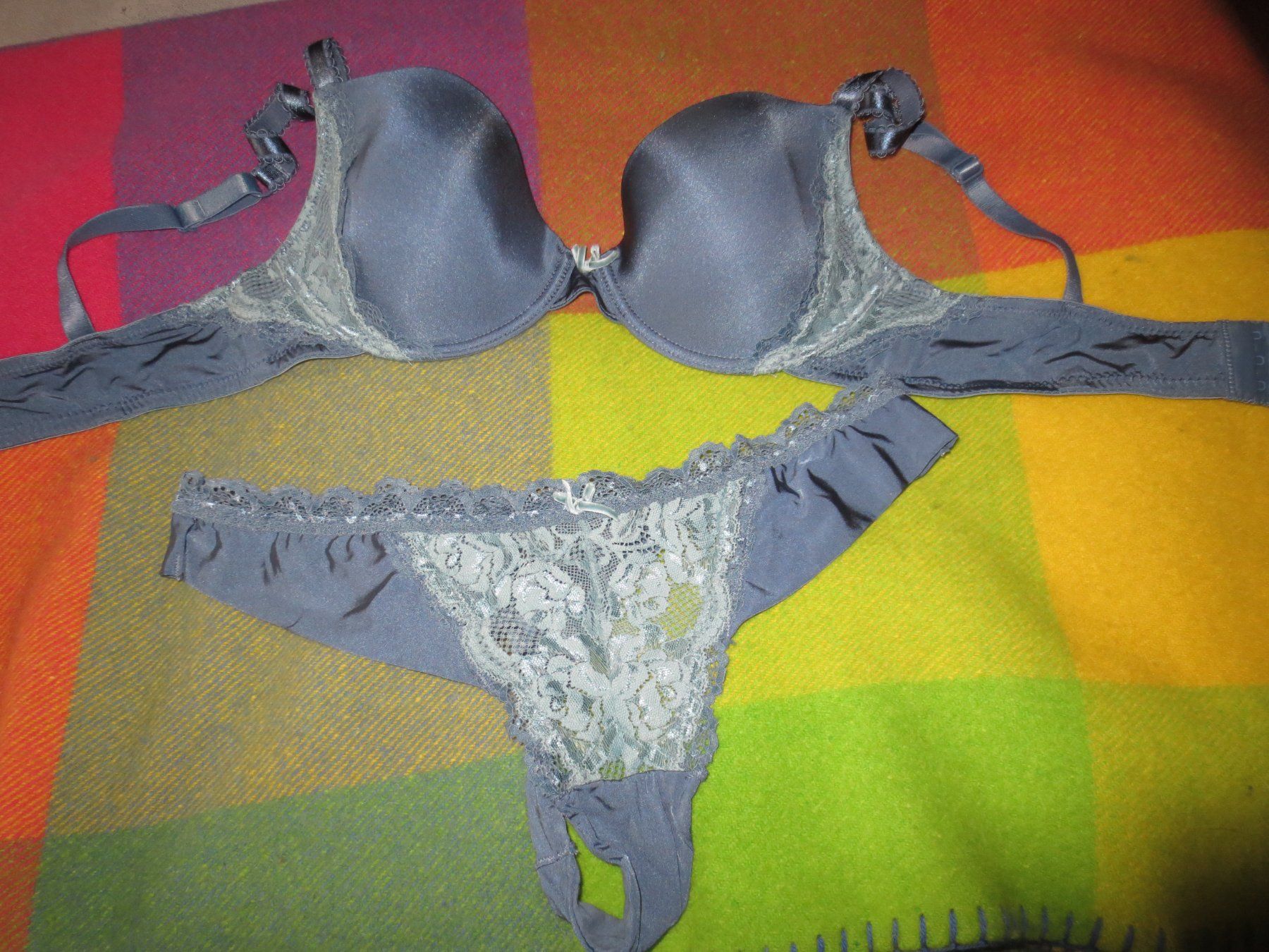 Altra biancheria intima: BH  80C- Slip L  - Set blau – Nuovo (secondo la descrizione) da Männedorf venduto da Livingston 1
