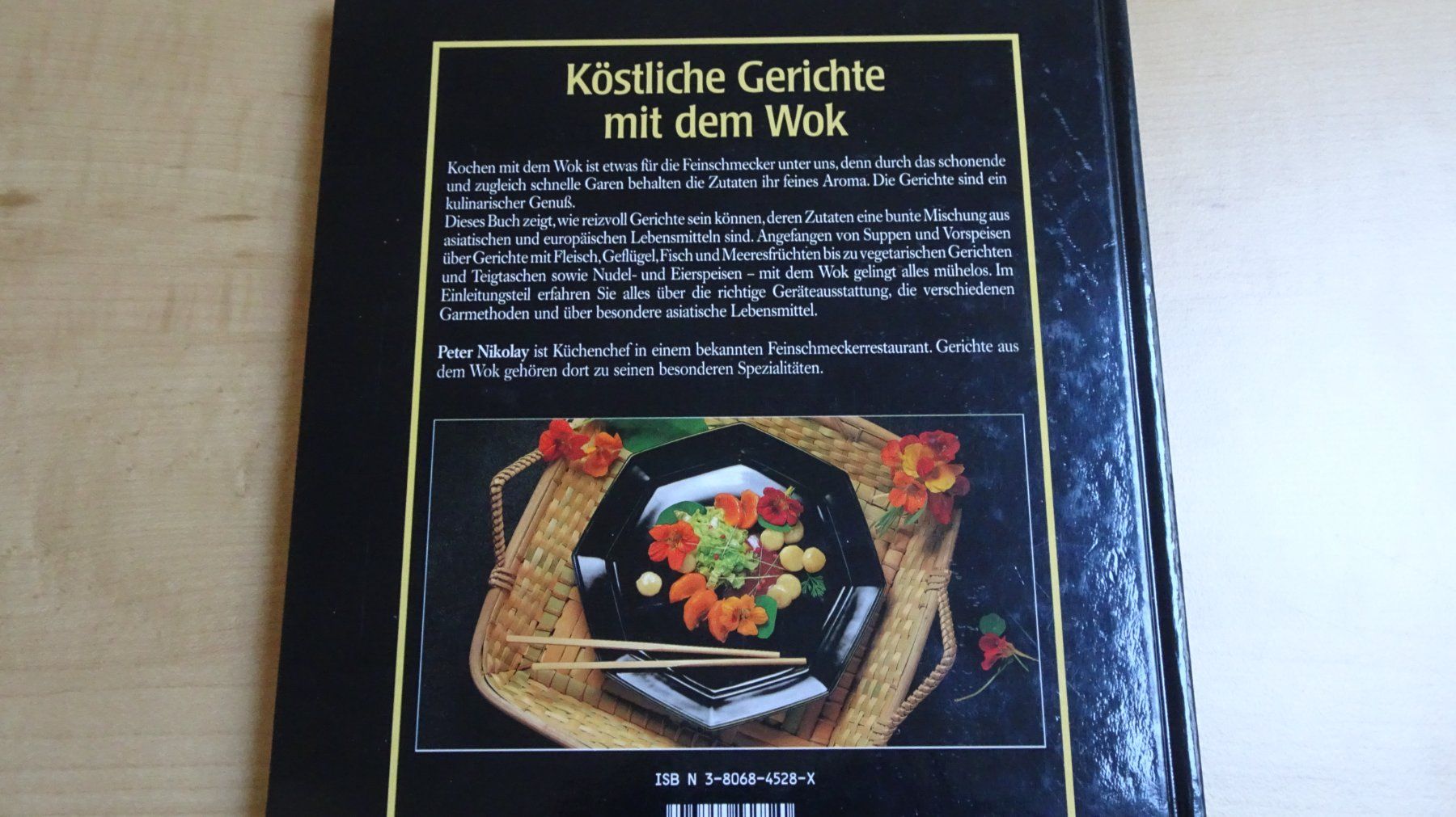 Libri: Köstliche Gerichte mit dem Wok von Nikolay Peter – Usato da Hunzenschwil venduto da MuellerAarau 1