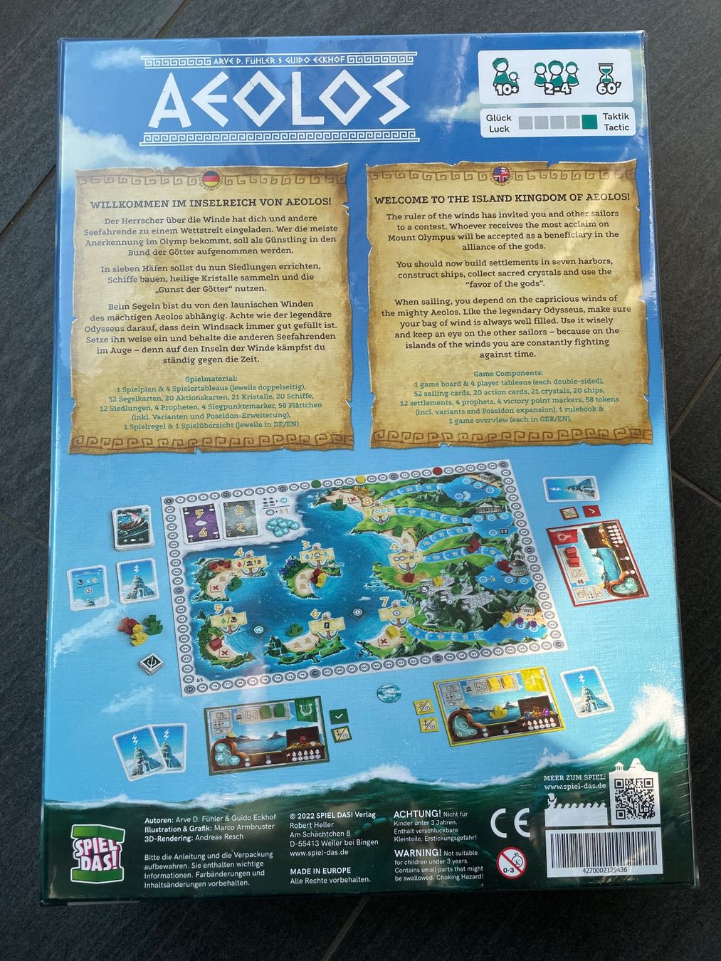 Giochi: Brettspiel Aeolos - Originalverpackt – Nuovo e nell'imballaggio originale da Magden venduto da Cosumi 1
