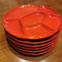 6 Raclette/Fleisch-Fondue-Teller