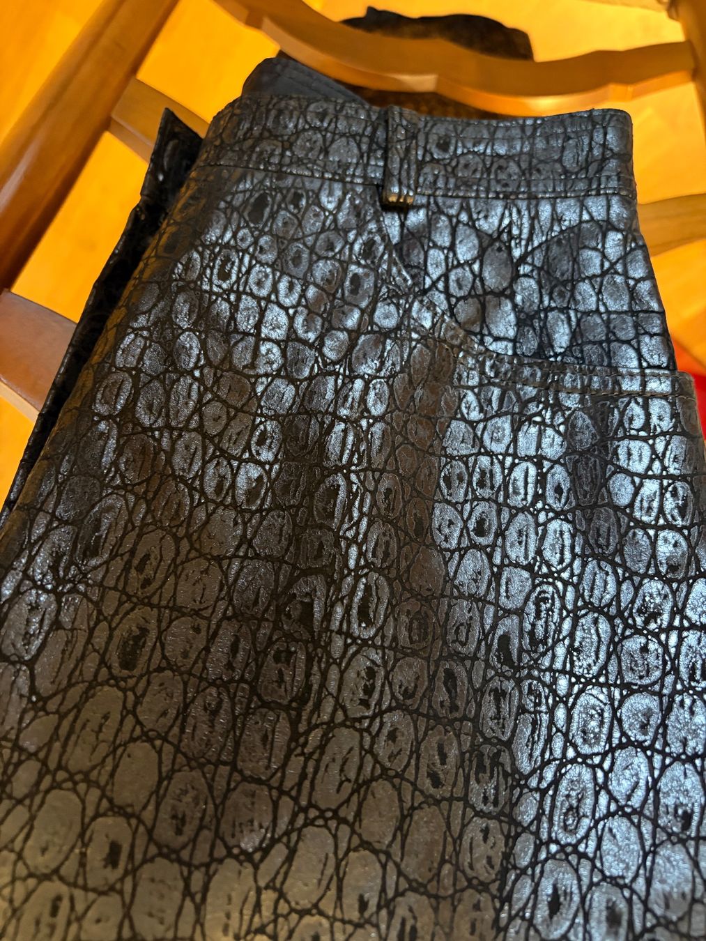 Pantalons: Special Pattern Leather Trousers – Neuf (Voir description) à Luzern par AM2nd 6