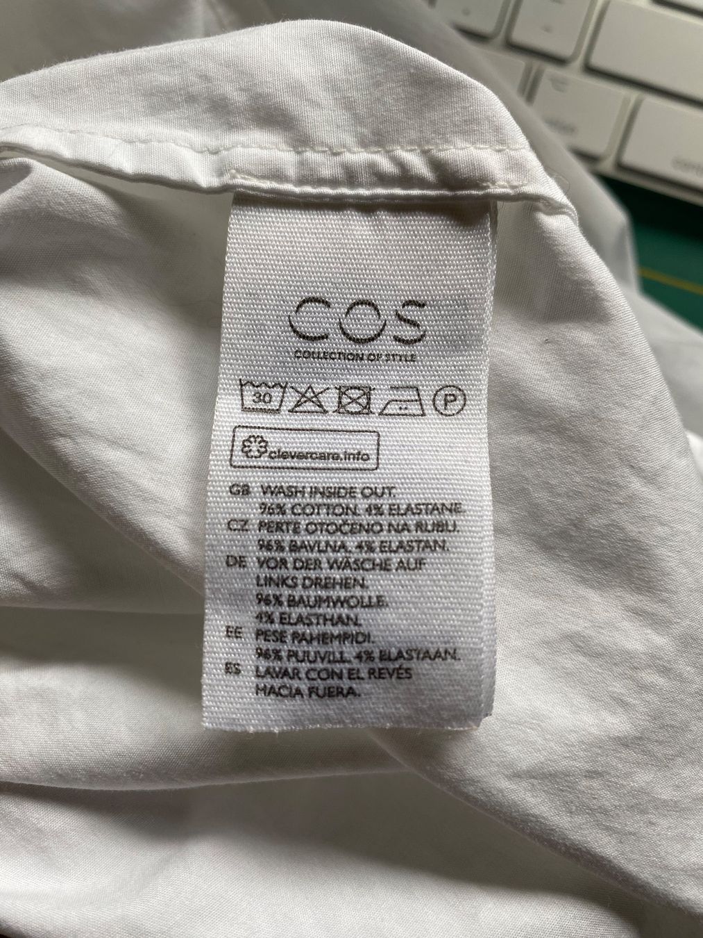 Cos Blusen: Weisse COS Bluse (Baumwolle) – Gebraucht aus Siselen BE von  3