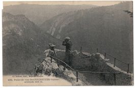 Point de vue des Recrettes, animée, datée 1927