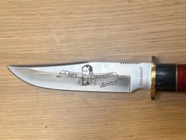 Sammlermesser mit Davy Crockett Motiv - Top Zustand!