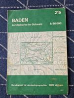Landeskarte Baden Blatt 215 1:5'000