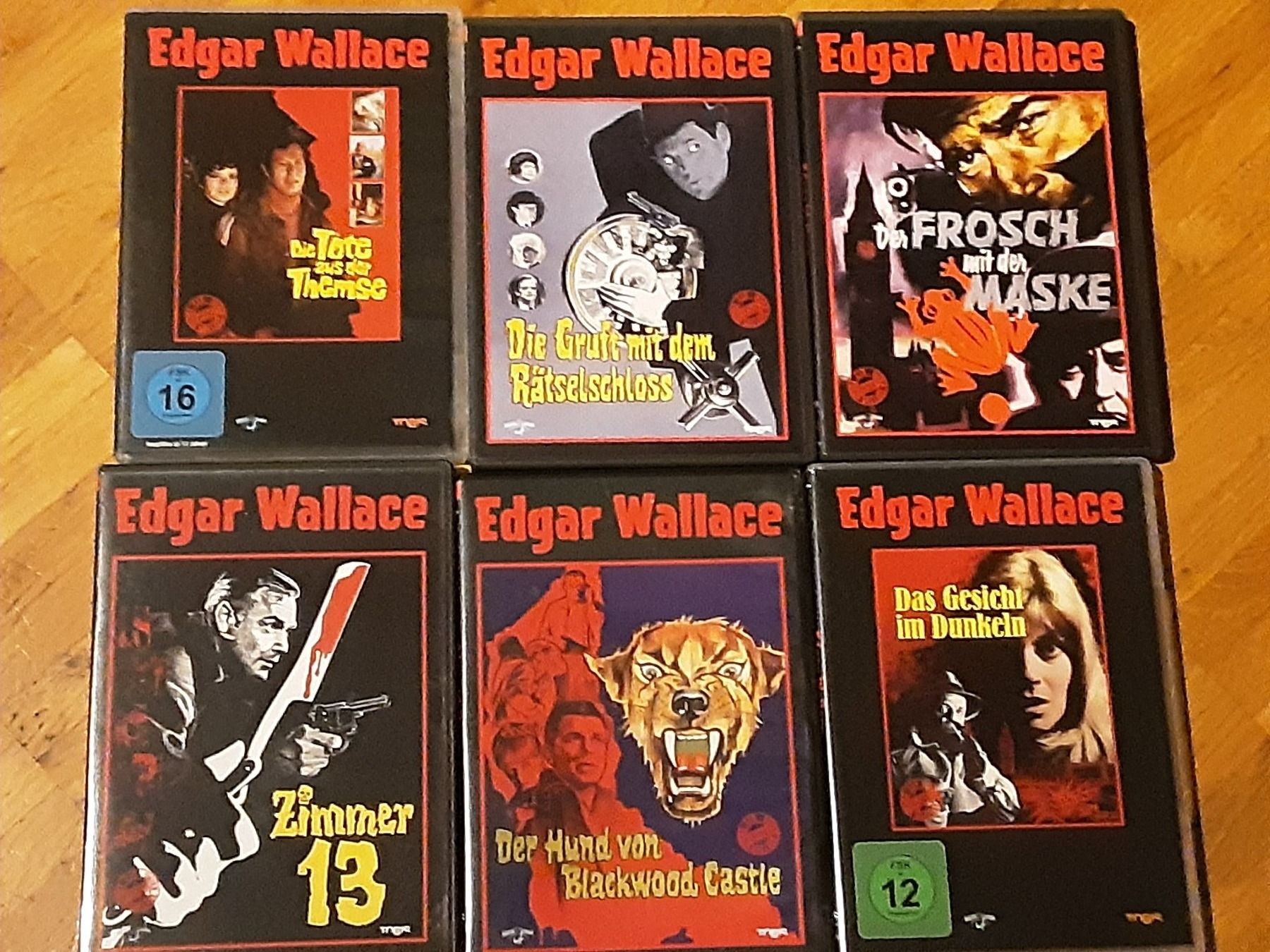 Tutti i DVDs: Edgar Wallace - 6 Filme – Usato da Wallisellen venduto da Sawr