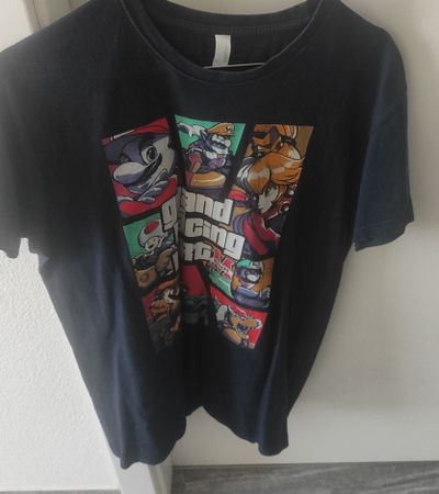 T-shirt Grand Racing Kart Bros! Noir, taille M