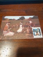 Carte postale ancienne Transkei avec timbre rare!