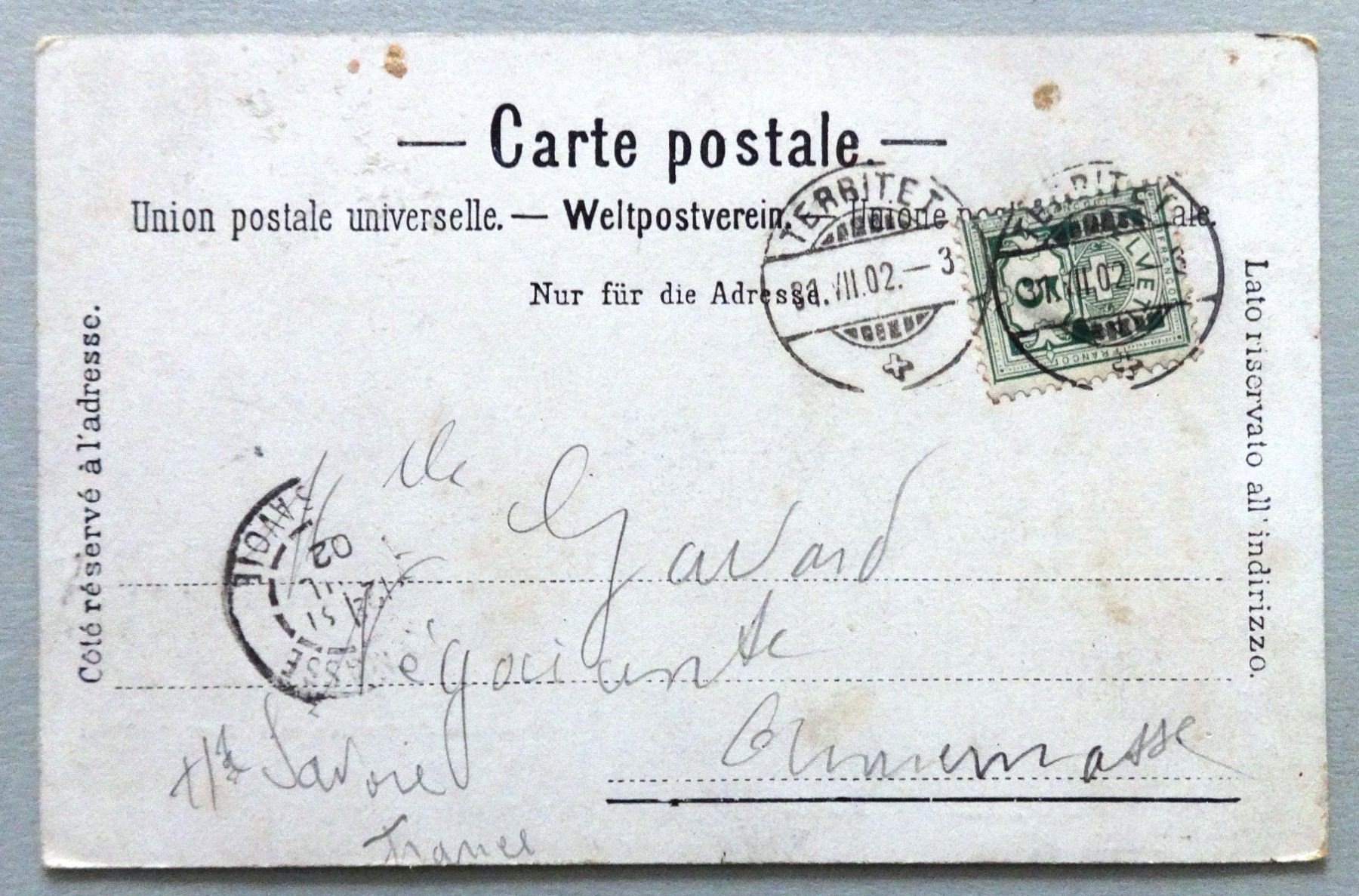Cartes postales: Château de Chillon et la Dent du Midi – Défectueux à Fétigny par Billy2miny 1