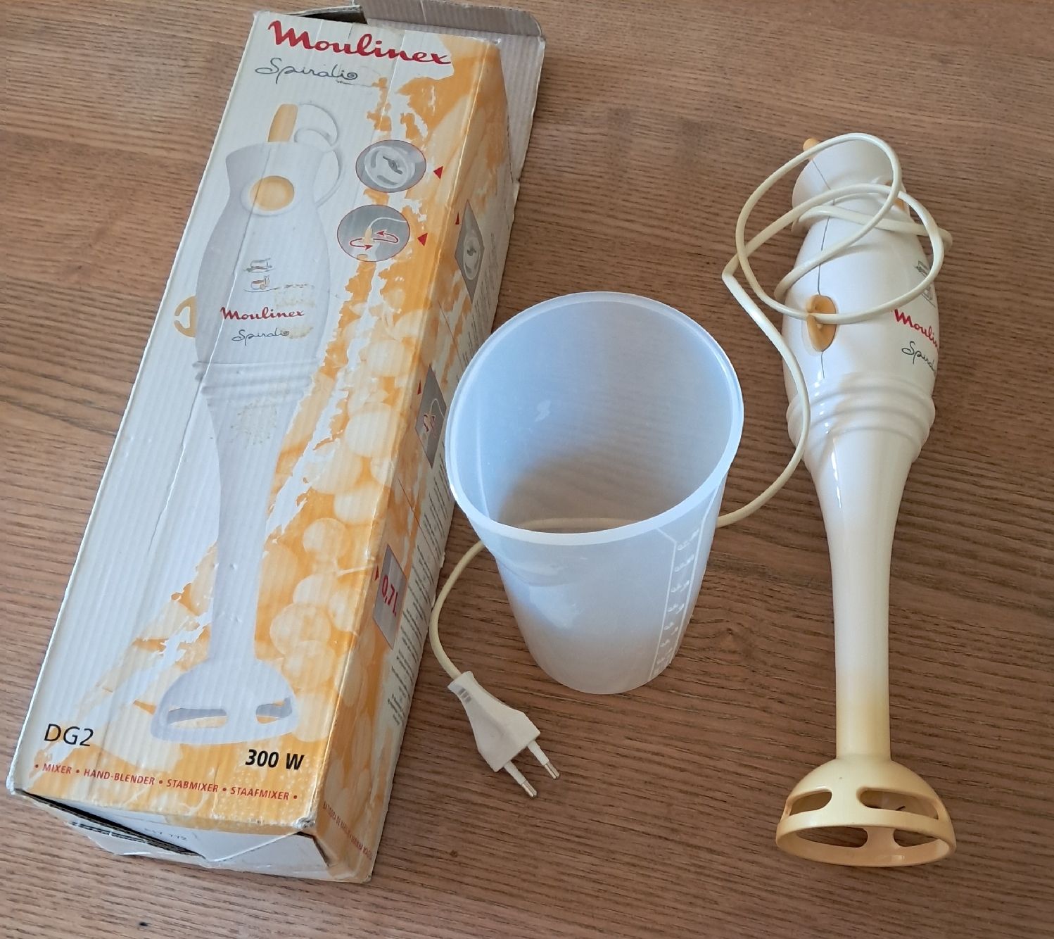 Moulinex Elettrodomestici da cucina: Moulinex Spiralio Stabmixer DG2, 300W – Usato da Adlikon b. Andelfingen venduto da Kraemse 1