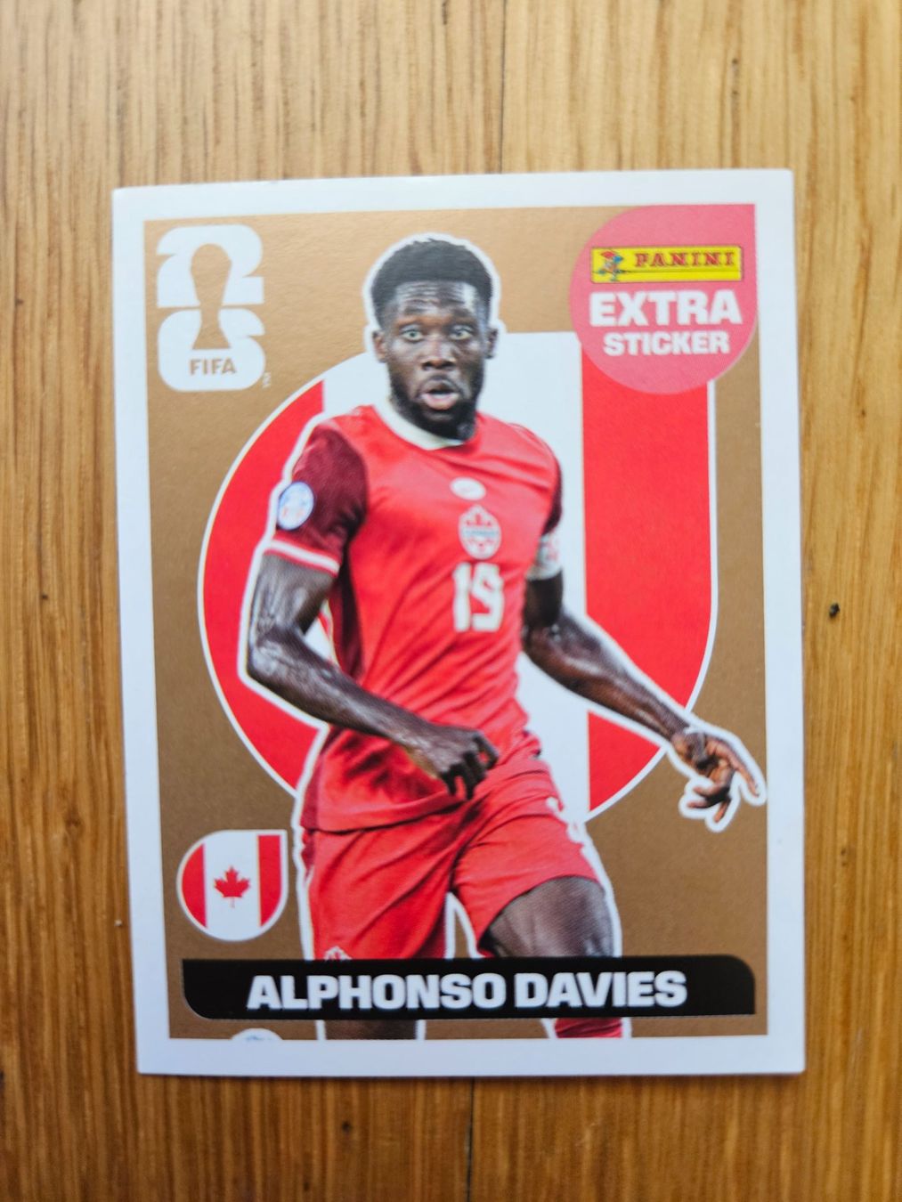 Panini Carte collezionabili: Alphonso Davies Panini Extra Sticker Gold oder Bronze – Nuovo (secondo la descrizione) da Thalwil venduto da JogaB0nito