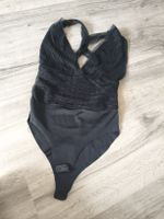 Body Zara nero con inserti in tulle taglia S 