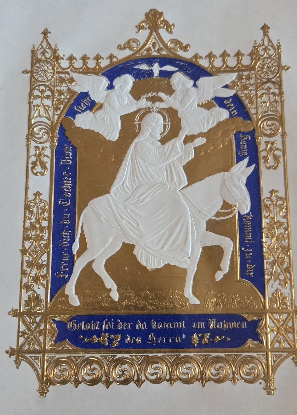 Foto & Immagini: Antikes religiöses Prägebild mit Blattgold – Usato da Rehetobel venduto da hobirot01 4