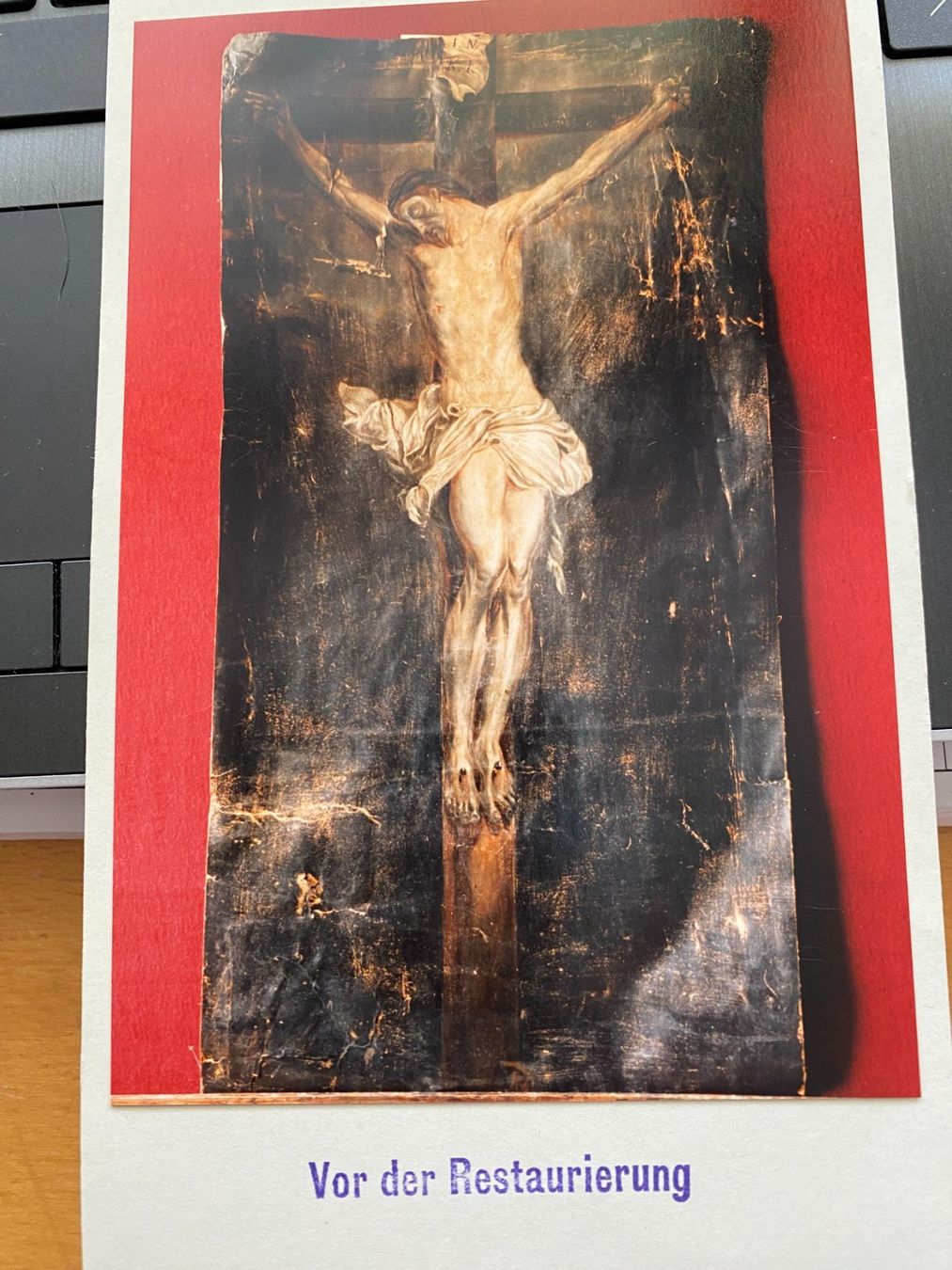 Gemälde: Ölbild Jesus am Kreuz – Gebraucht aus Sachseln von basti1950 1
