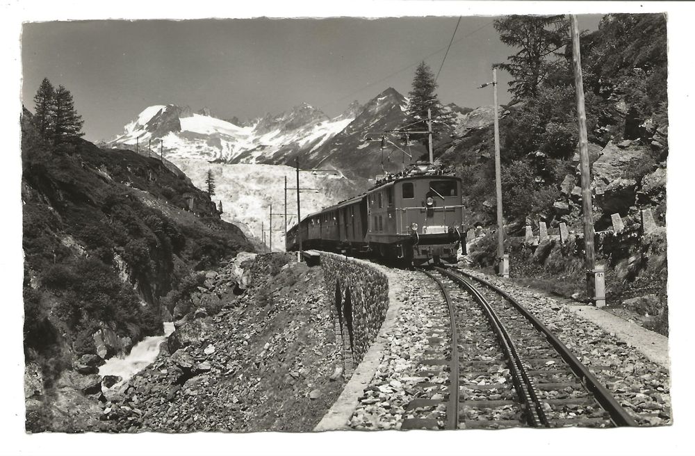 furkabahn-bei-gletsch-vs-rhonegletscher-echt-foto-ak-1939-gebraucht