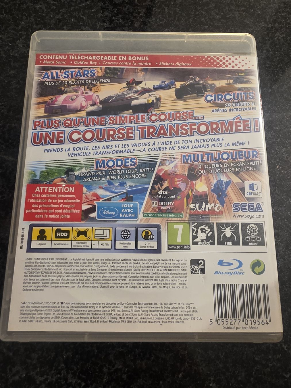 Giochi: Sonic All Star Racing Transformed PS3 – Usato da Chavornay venduto da Crash37 1