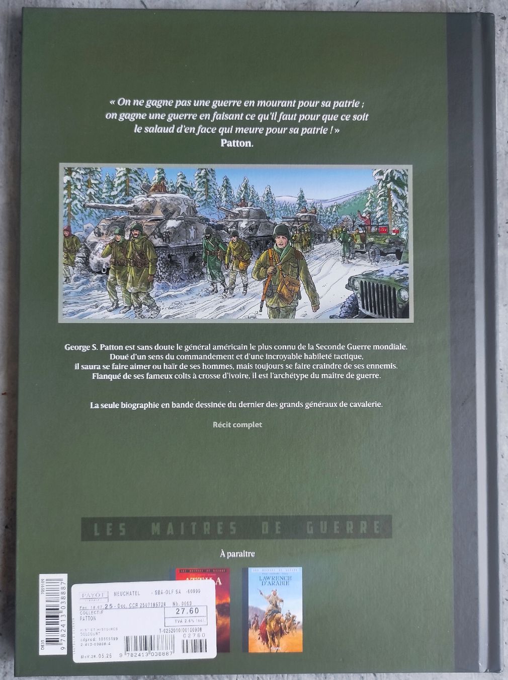 Fumetti: PATTON Les Maîtres de Guerre (EO) – Usato da Biel/Bienne venduto da pijama 1