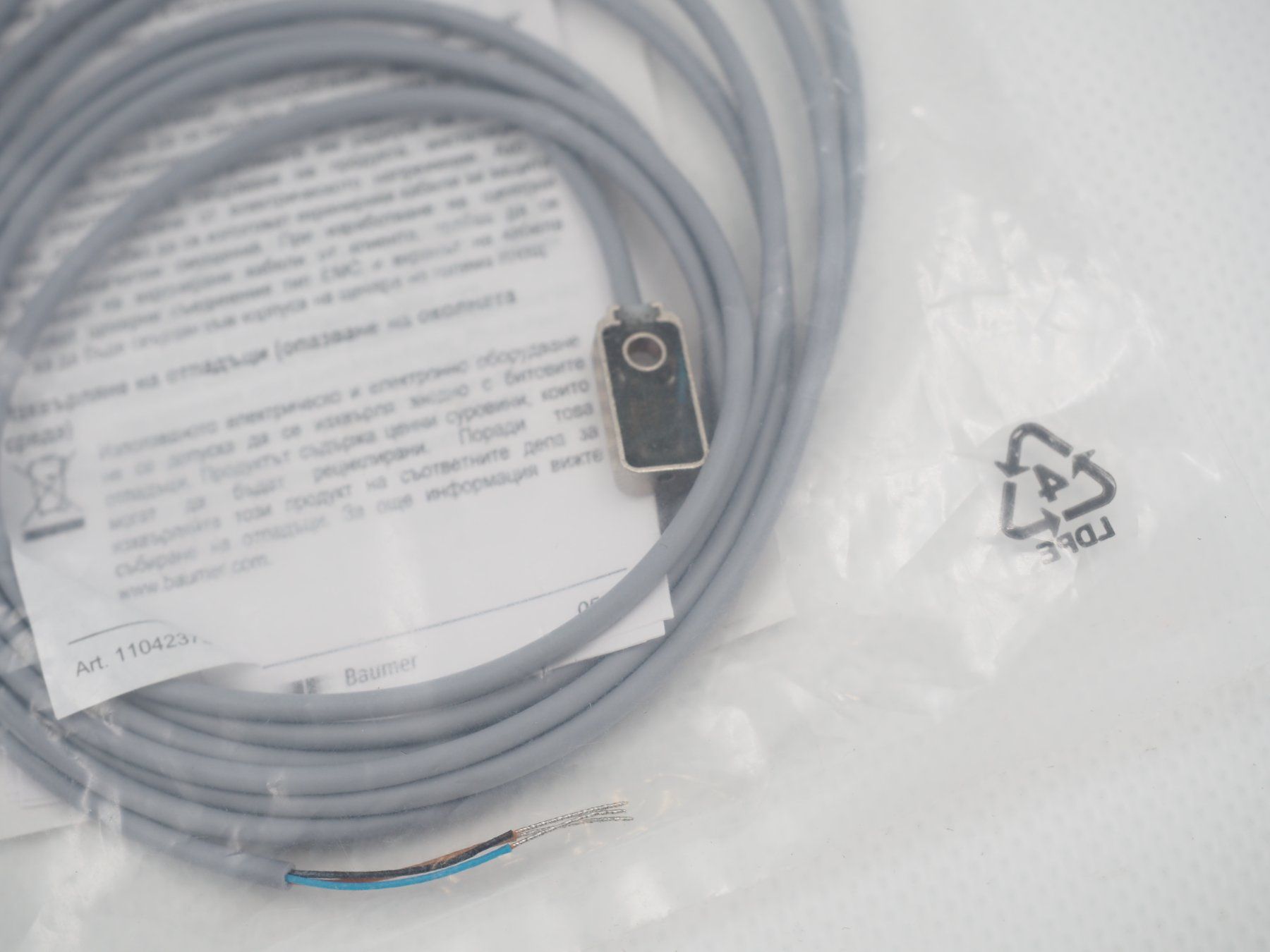 Componenti elettronici: BAUMER - Sensor induktiv IFFM 08P17A6/L (20811) – Nuovo e nell'imballaggio originale da Zürich venduto da fundsachenverkauf 2