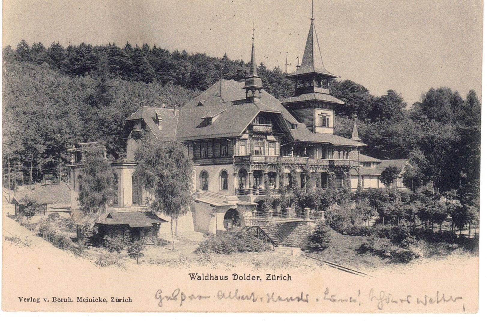 Cartes postales: 1905 Zürich, Waldhaus Dolder – D'occasion à Kreuzlingen par Koi4