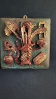 Antikes asiatisches Holzrelief