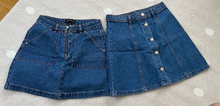 2x Jeansrock