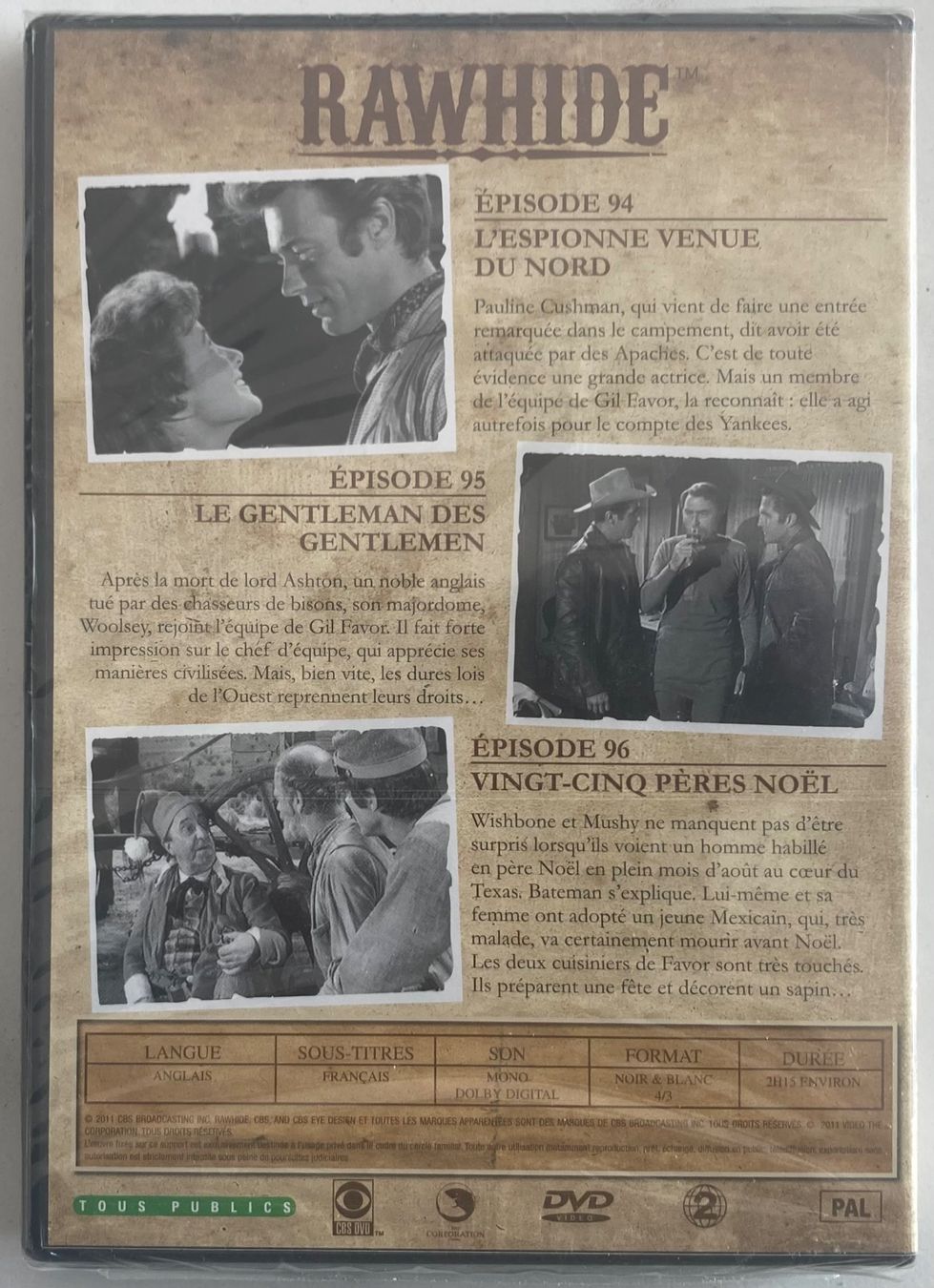 Tutti i DVDs: CLINT EASTWOOD - RAWHIDE N°32 – Usato da Poliez-Pittet venduto da Newtown-Records 4