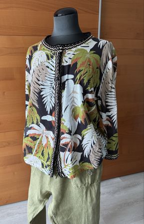 Jäckli Marccain und Leinenhose „Brin d‘été „ Gr.40