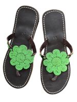 Handgemachte Leder-Sandalen - Grün 41 🔥 50% SALE