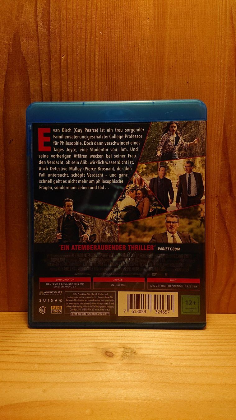 Tutti i DVDs: SPINNING MAN Blu-Ray mit Guy Pearce und Pierce Brosnan – Usato da Wilderswil venduto da Exebub 1
