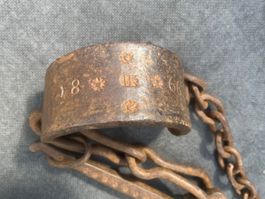 Antike handgeschmiedete Wagenkette