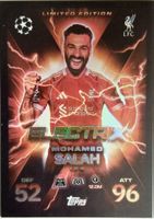 Toops Match Attax Extra Electrix (Mohamed Salah (Limited Ed)