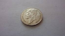 Silbermünze aus Liechtenstein : 1 Krone 1900 ,unzirkuliert