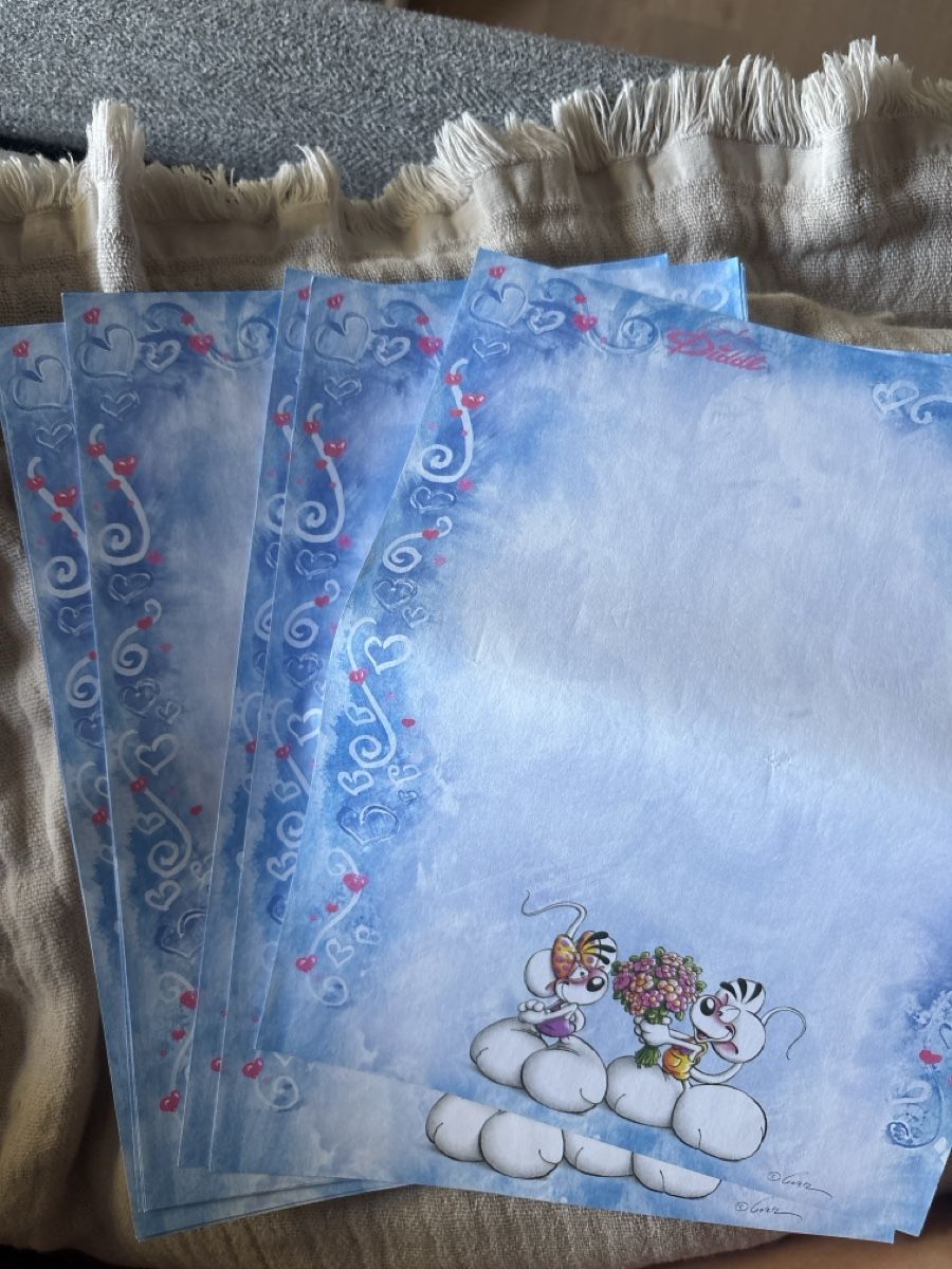 Carta: Diddl Briefpapier Set mit Blumen Motiv  – Nuovo (secondo la descrizione) da Bern venduto da Janina.Leandra 1