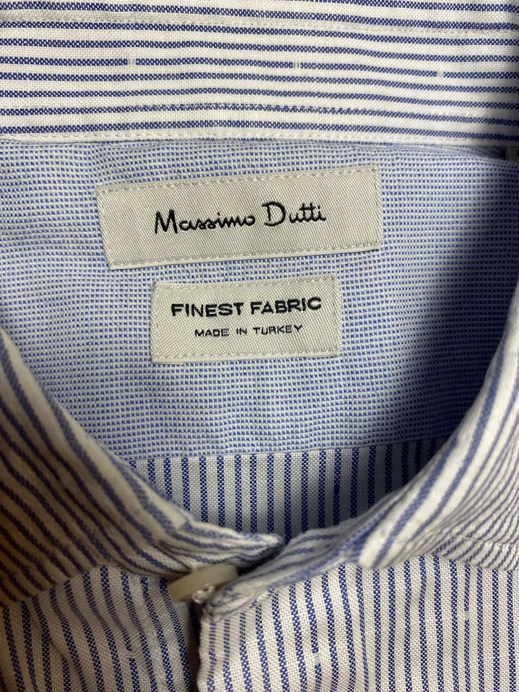 Massimo Dutti Camicie: 2 Hemden, Massimo Dutti blau/weiss – Usato da Lausanne venduto da abie01 3