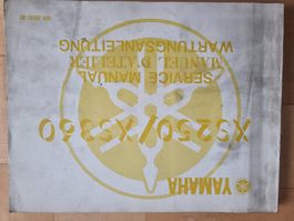 Yamaha XS250/XS360 Reparaturanleitung Werkstatthandbuch