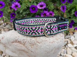Hundehalsband 2,5cm breit "Gizmo" handgemacht