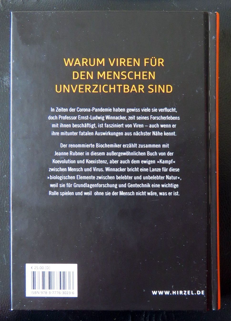 Libri: E.L. Winnacker: Mein Leben mit den Viren – Nuovo (secondo la descrizione) da Untersiggenthal venduto da Zarkok 1