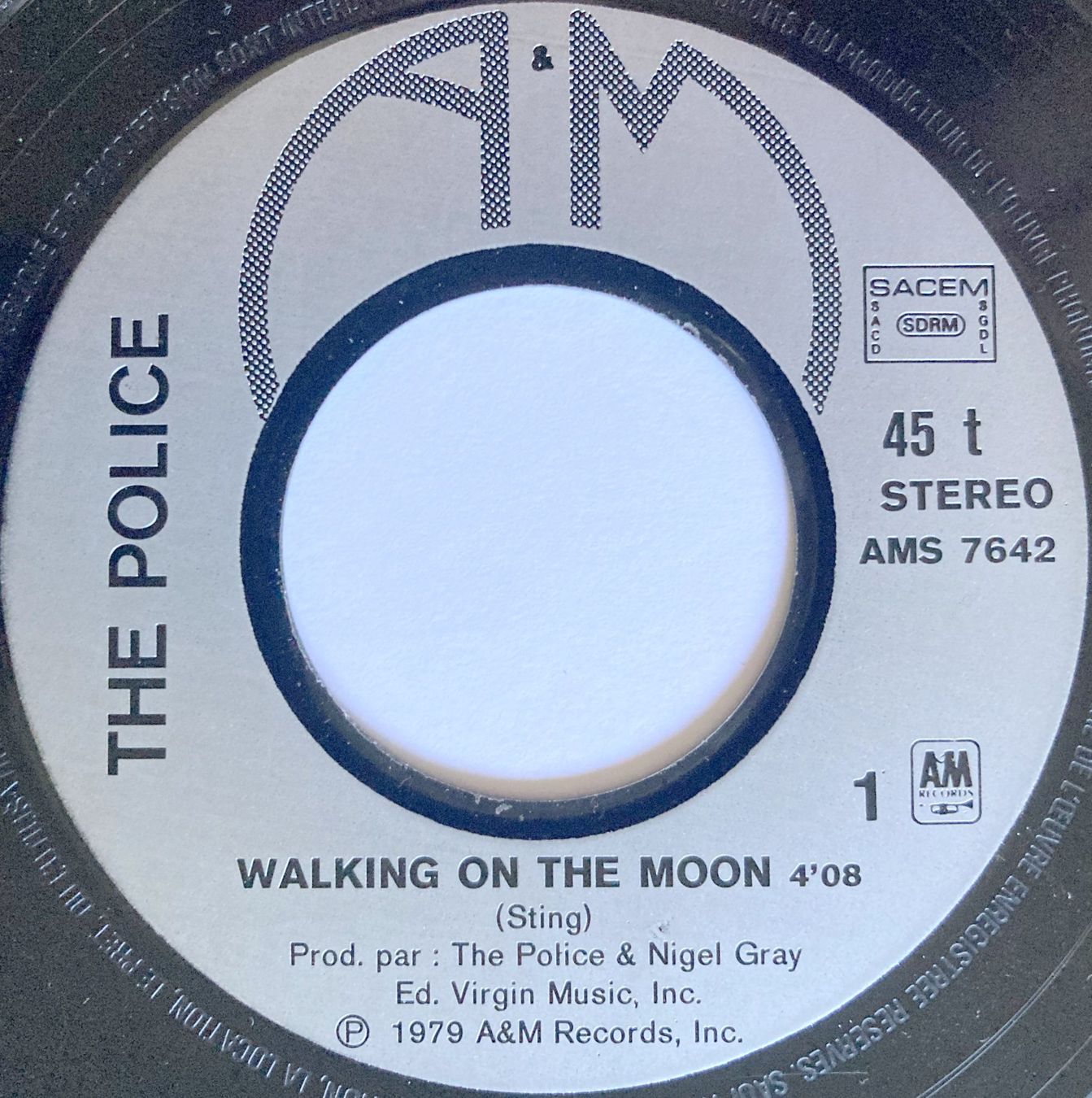 Dischi in vinile: THE POLICE - WALKING ON THE MOON – Usato da Bottens venduto da hotter-than-hell 2