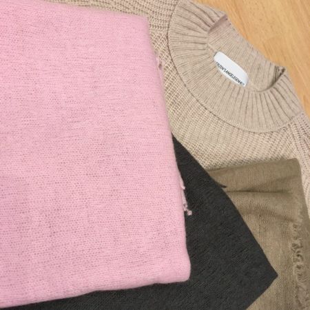 Herzensangelegenheit grosser Schal rosa 100% Cashmere