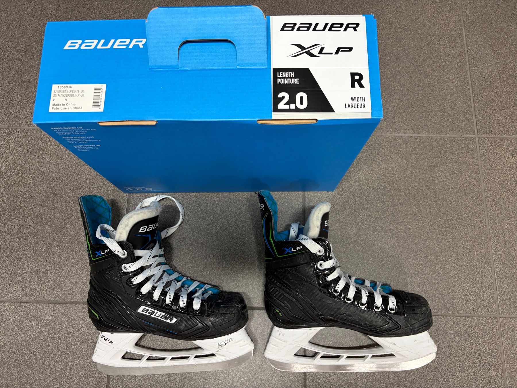 Bauer Pattini da ghiaccio: Bauer Hockeyschuhe X-LP JR – Usato da Zürich venduto da Linde1039 1