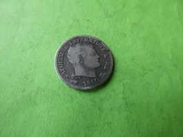 Italien 1810 M, 5 Soldi - Napoleone  - Silber