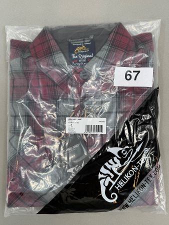 Helikon-Tex MBDU Flannel Hemd Man Shirt (S) Ruby Plaid NEU