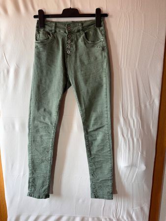 Mintgrüne Jeans Gr. S